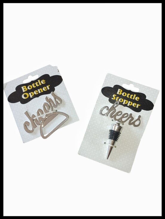 Other - Cheers Bottle Stopper And Opener